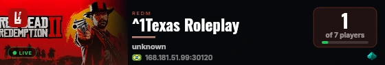 ^1Texas Roleplay live status badge