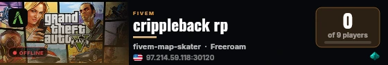 crippleback rp live status badge