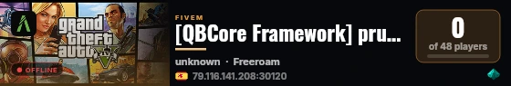 [QBCore Framework] pruebas live status badge