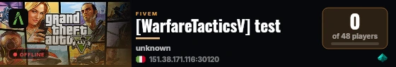 [WarfareTacticsV] test live status badge