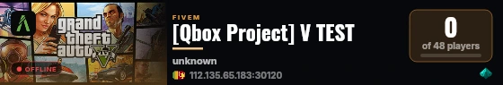 [Qbox Project] V TEST live status badge