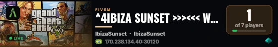 ^4IBIZA SUNSET >>><<< WL-FECHADA live status badge