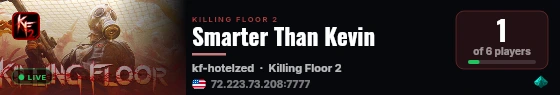 Smarter Than Kevin live status badge