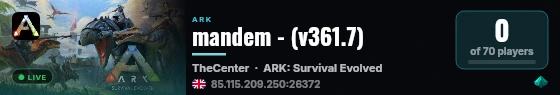 mandem - (v361.7) live status badge