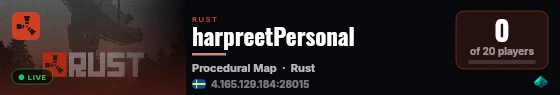 harpreetPersonal live status badge