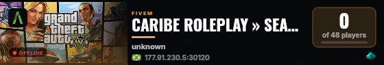 CARIBE ROLEPLAY » SEASON 1 « live status badge