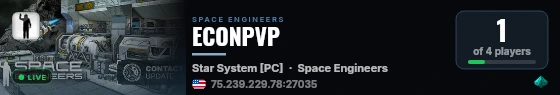 ECONPVP live status badge