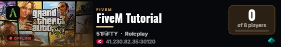 FiveM Tutorial live status badge