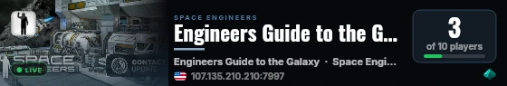 Engineers Guide to the Galaxy live status badge