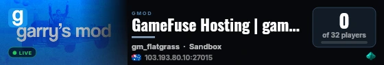 GameFuse Hosting | gamefuse.com.au live status badge