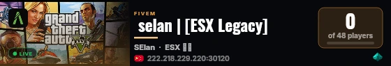  selan | [ESX Legacy] live status badge