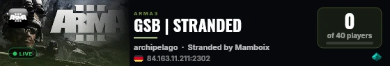 GSB | STRANDED live status badge