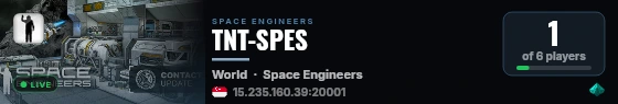 TNT-SPES live status badge