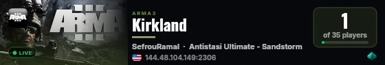 Kirkland live status badge