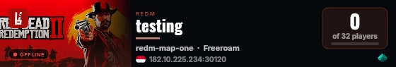 testing live status badge