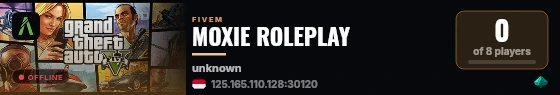 MOXIE ROLEPLAY live status badge