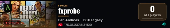 fxprobe live status badge
