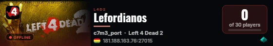 Lefordianos live status badge