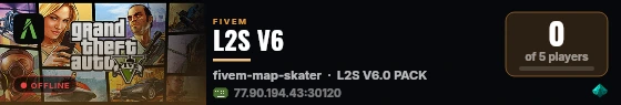 L2S V6 live status badge