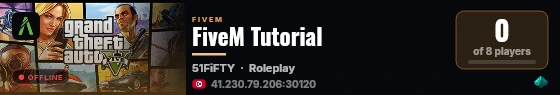 FiveM Tutorial live status badge