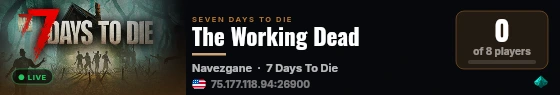 The Working Dead live status badge