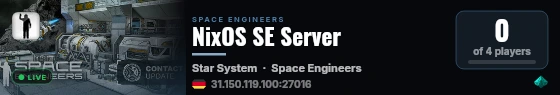 NixOS SE Server live status badge