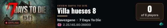 Villa huesos 8 live status badge