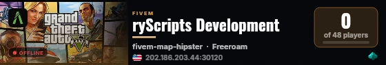 ryScripts Development live status badge