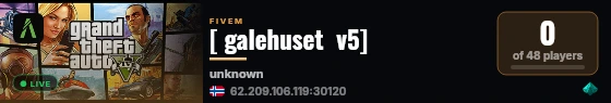 [ galehuset  v5] live status badge