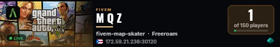 M Q Z live status badge