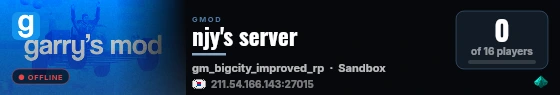 njy's server live status badge