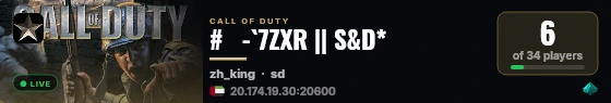 #   -`7ZXR || S&D* live status badge