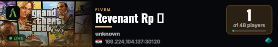 Revenant Rp ッ live status badge