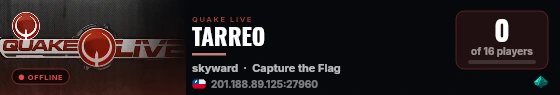 TARREO live status badge