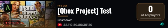 [Qbox Project] Test live status badge