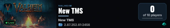 New TMS live status badge
