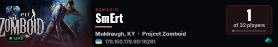 SmErt live status badge