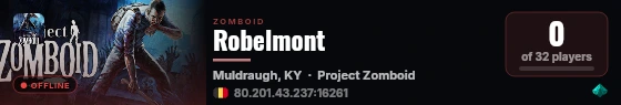 Robelmont live status badge