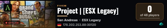 Project | [ESX Legacy] live status badge