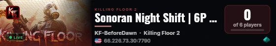 Sonoran Night Shift | 6P Hard Endless | Map Vote live status badge
