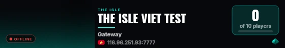 THE ISLE VIET TEST live status badge