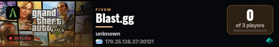 Blast.gg live status badge