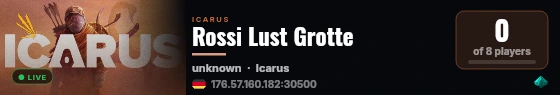 Rossi Lust Grotte live status badge