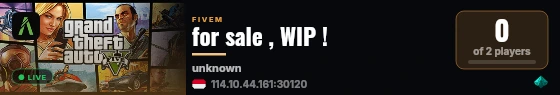 for sale , WIP ! live status badge