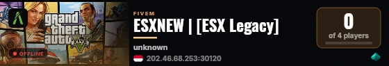 ESXNEW | [ESX Legacy] live status badge