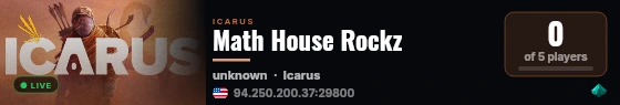 Math House Rockz live status badge