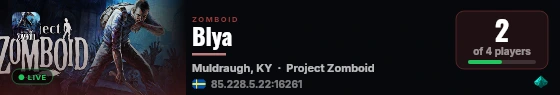 Blya live status badge