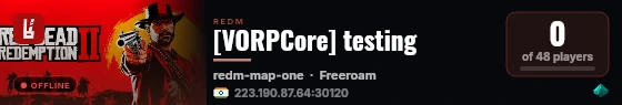 [VORPCore] testing live status badge