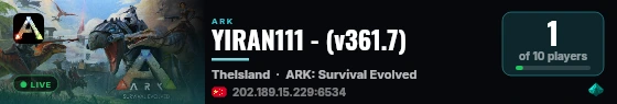 test server 135213 - (v361.7) live status badge