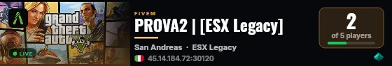 PROVA2 | [ESX Legacy] live status badge